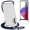 Case - PROSHOP - for Samsung A53 5G - Shockproof - Flexible - Transparent Navy Blue