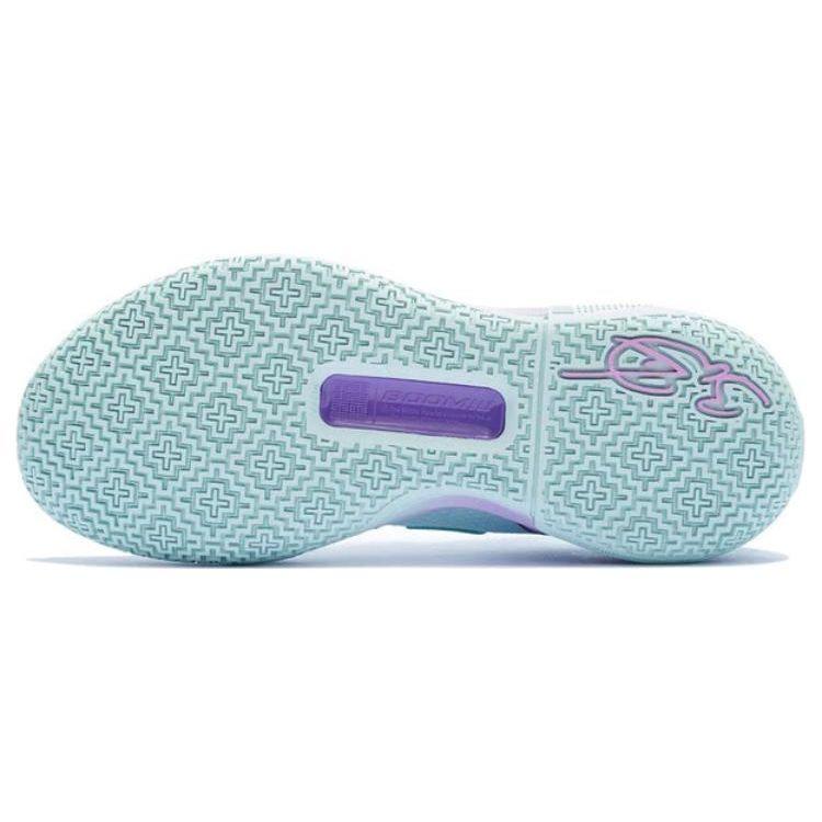 Li Ning All City 10 V2 Cold Blood Cushioning Anti-Slip Rebound Low-Top Basketball Shoes Men Basketball Shoes Water-Wave-Green ABAS059-4