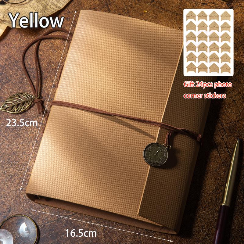 Diy Retro Album Lovers Memory Book Commemorative Kraft Paper Film Commemorative Envelope Storage Self Adhesive Handmade Gift