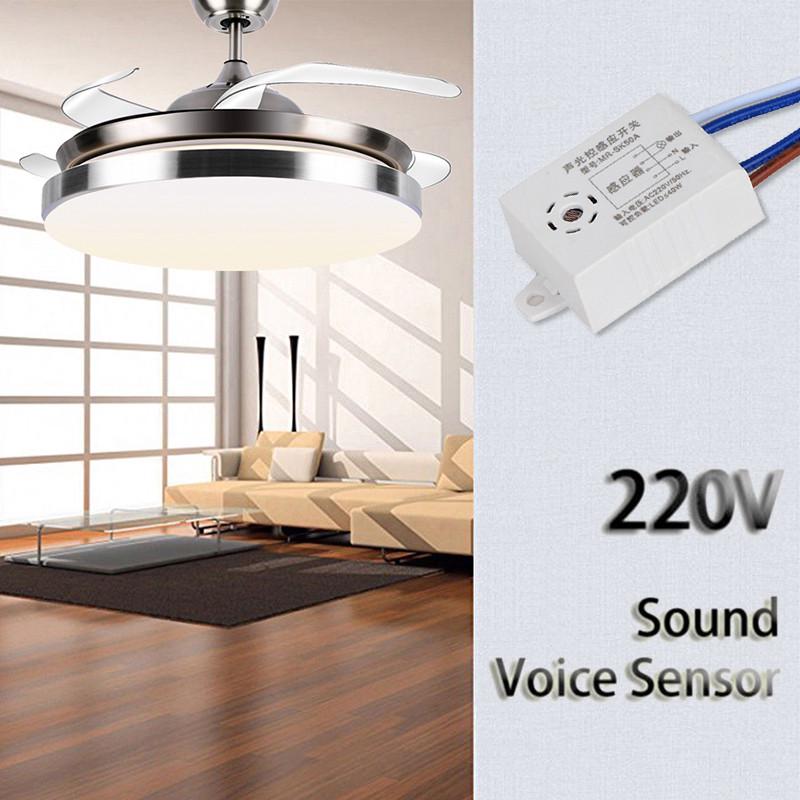 220V Module Detector Auto On Off Intelligent Sound Voice Sensor Light Switch