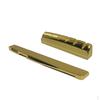 1 Set Brass Saddle&Nut Slotted for Acoustic Folk Guitar Replacement