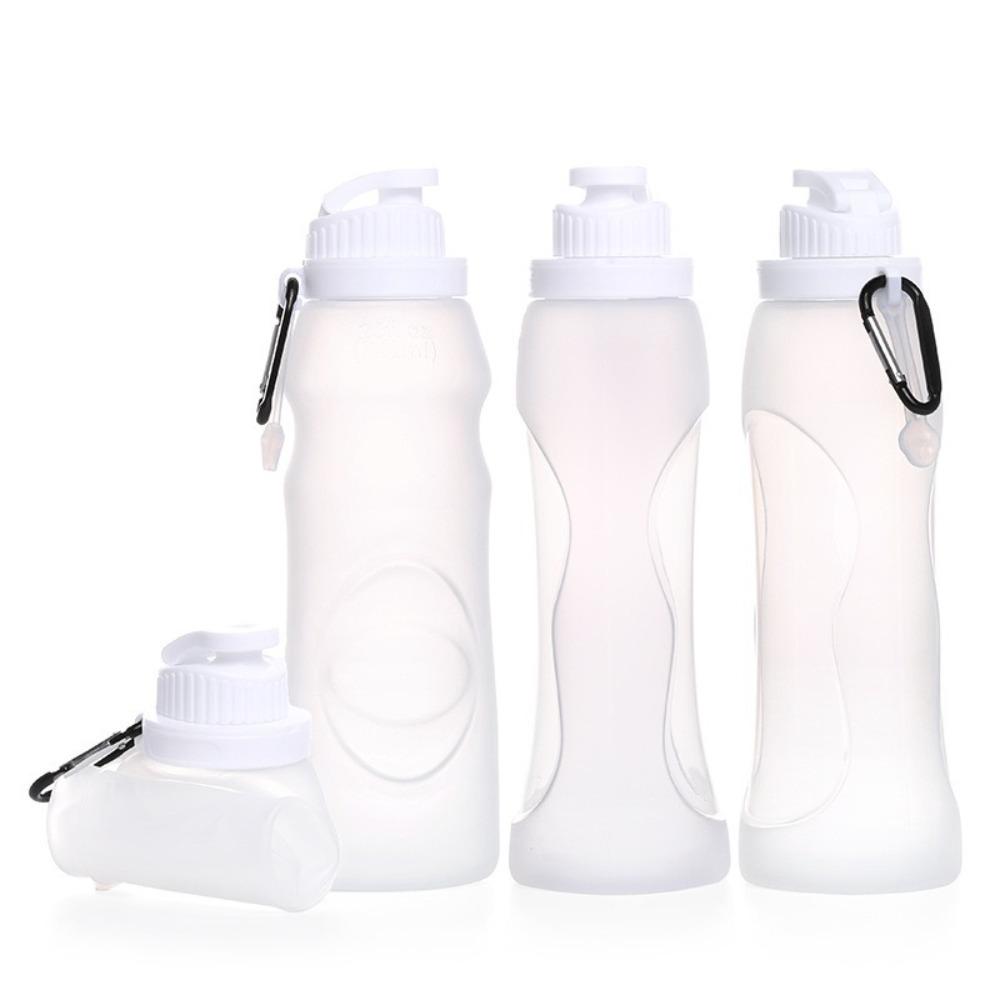 Silicone Collapsible Water Bottles 320/500ML Portable Sports Kettle Outdoor Foldable Cups Running