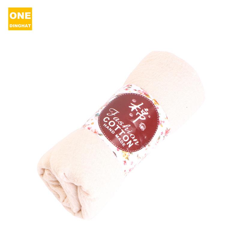 Breathable Cotton And Linen Headscarf, Seersucker Scarf, Ethnic Style Headscarf, Headscarf And Cap Jdwj-32