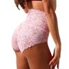 Sexy Lace Shapers Panties Europe Women Seamless Hip Raise Slimming Tummy Control Briefs Transparent 3XL Plus Size Lingerie