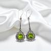 Peridot Gemstone 925 Sterling Silver Jewelry Handmade Drop/Dangle Earrings 2.52" EE-77-3