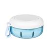 Yousheng Retainer Case with Mirror Portable Soaking Denture Bath Box with Strainer Basket Invisible Brace Mouth Guard Dental Aligner Container Holder