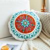 Moroccan Ethnic Style Hand-embroidered Round Pillowcase Living Room Sofa Cushion Ball Indian Decorative Pillow