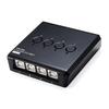 Sanwa Direct USB Switch Manual USB Hub Function Printer External HDD Keyboard Mouse Compatible [PC4 USB1] 400-SW021