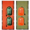 Cobalt Planet Emergency Sleeping Set of with Orange and Green of Orange Bags, 4, Aluminum, Warm, Waterproof, Whistle, Lightweight, 200x90cm, (Set 4, &