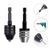 Electric Grinding Accessories Three Jaw Conversion Chuck 0.3-6.5mm Hexagonal Handle Rear Push Chuck Twist Drill Chuck