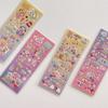Cute Cartoon Decorative Laser Sticker INS Gooka Decorative Sticker PET Bottom Traceless Sticker
