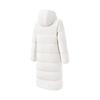 Adidas Warm Fashion Long Hooded Down Jacket Women Outerwear White JL9621