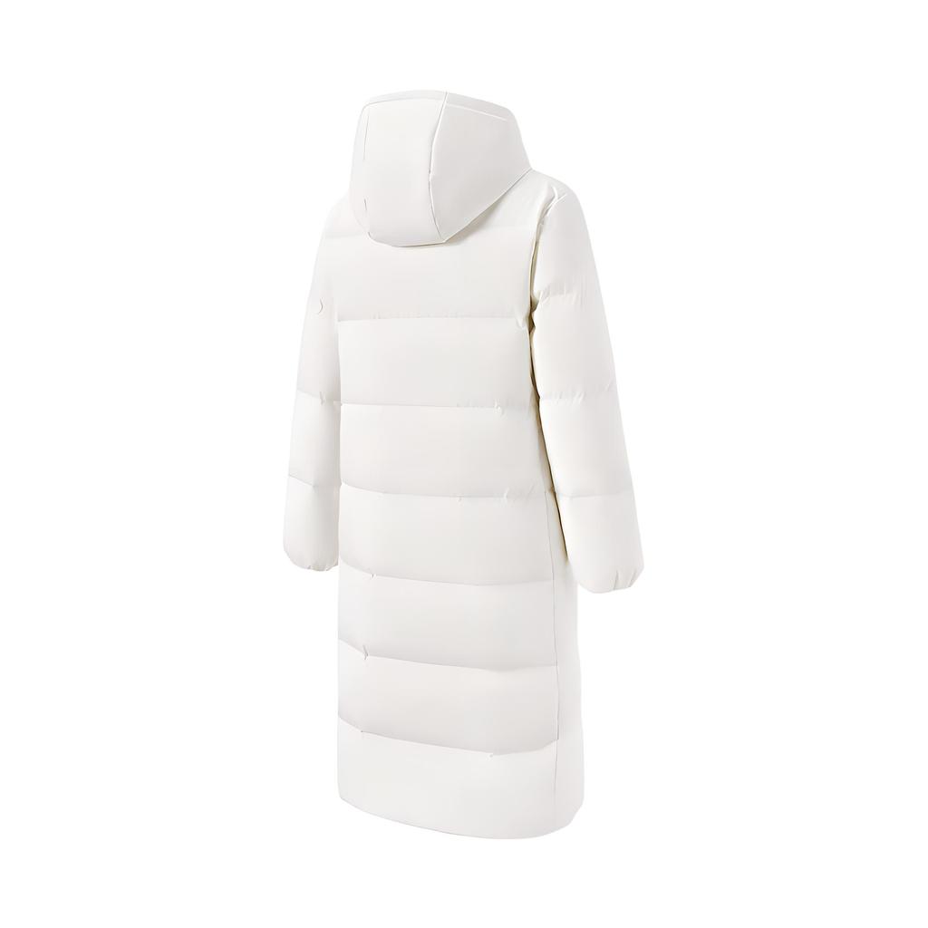 Adidas Warm Fashion Long Hooded Down Jacket Women Outerwear White JL9621