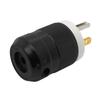 Industrial 125V US Power Plug Connector Water Resistant Designs Suitable for Larger Cords & Electrical Home Workshop Use