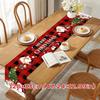 New Year Xmas Table Flag Cover Santa Claus Christmas Tablecloth  Christmas Party