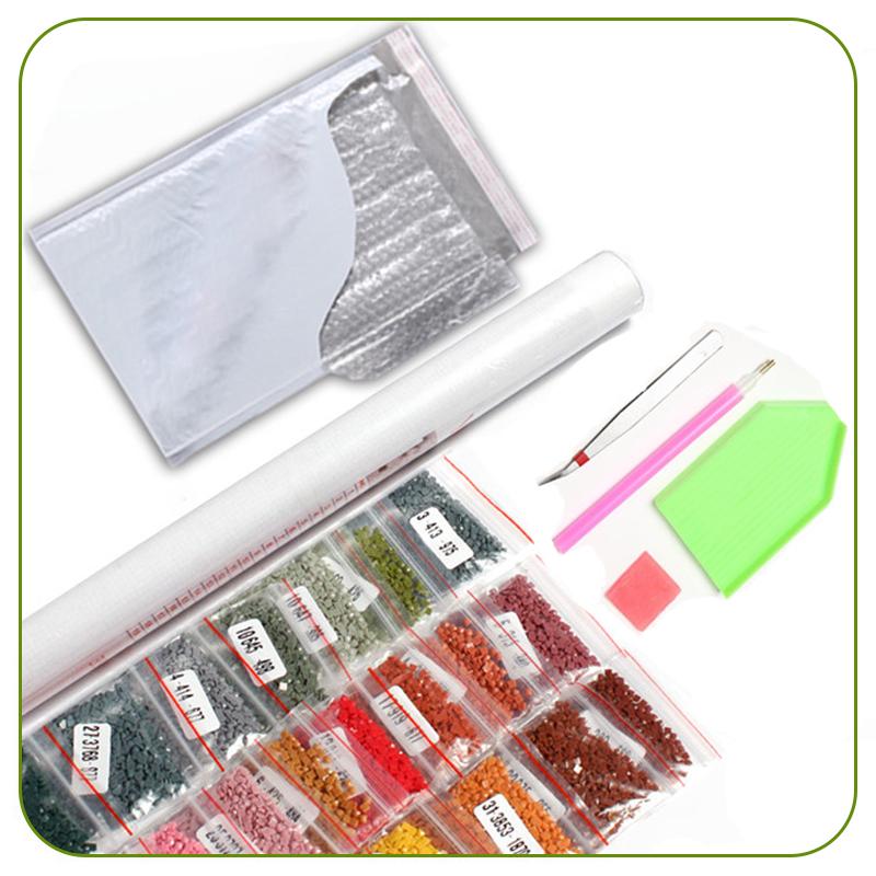 5D DIY Diamond Painting Leopard Embroidery Mosaic Cross Stitch Rhinestone Decoration