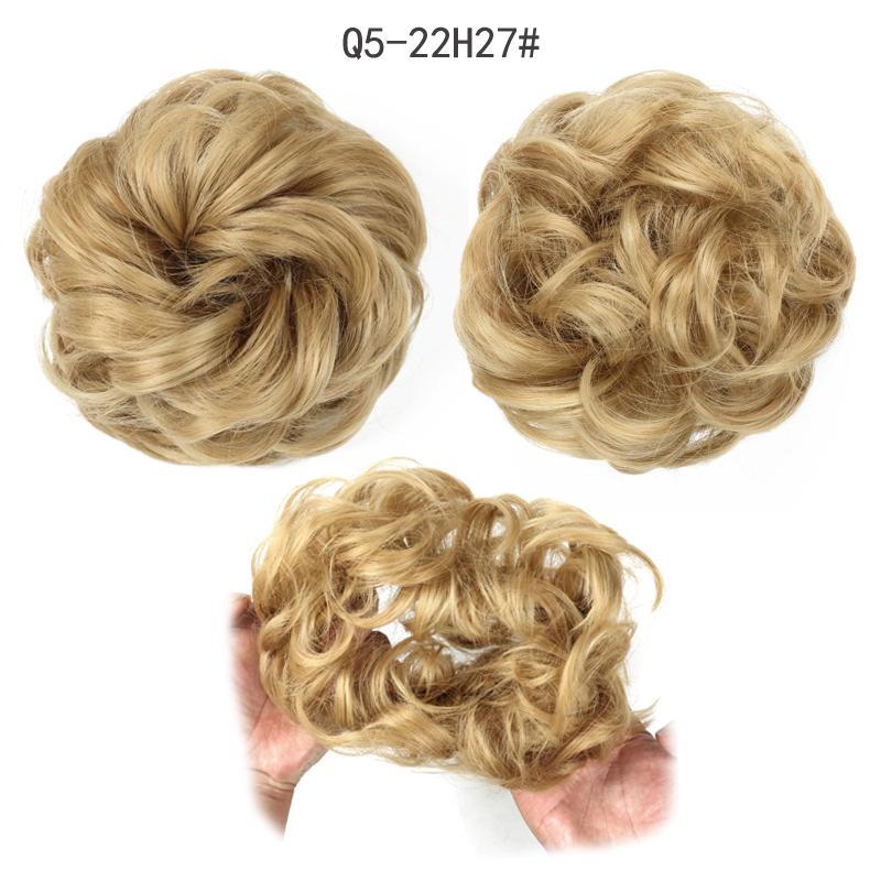 Women Ladies New Pony Tail Messy Curly Hair Extension Bun Hairpiece Scrunchie