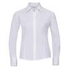 Womens/Ladies Poplin Fitted Long-Sleeved Formal Shirt
