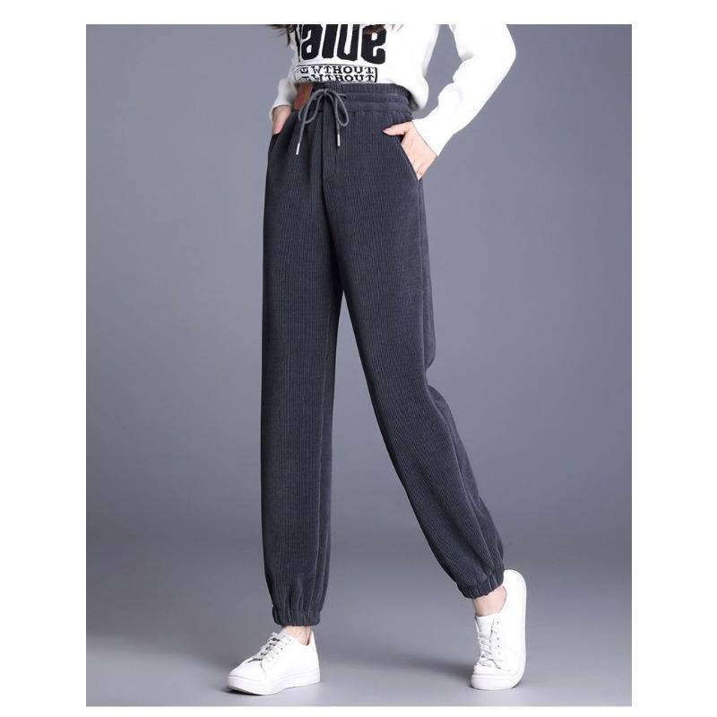 Women Winter Plush Thicken Warm Pants Loose Leggings Casual Sports Pants Sweatpants Women Joggers Women