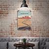 1PC Retro Vertical Tin Sign 20×30cm, Rustic Iron Wall Decor with Faded Patina, Ideal for Home, Pub, Garage or Office Retro Style Display
