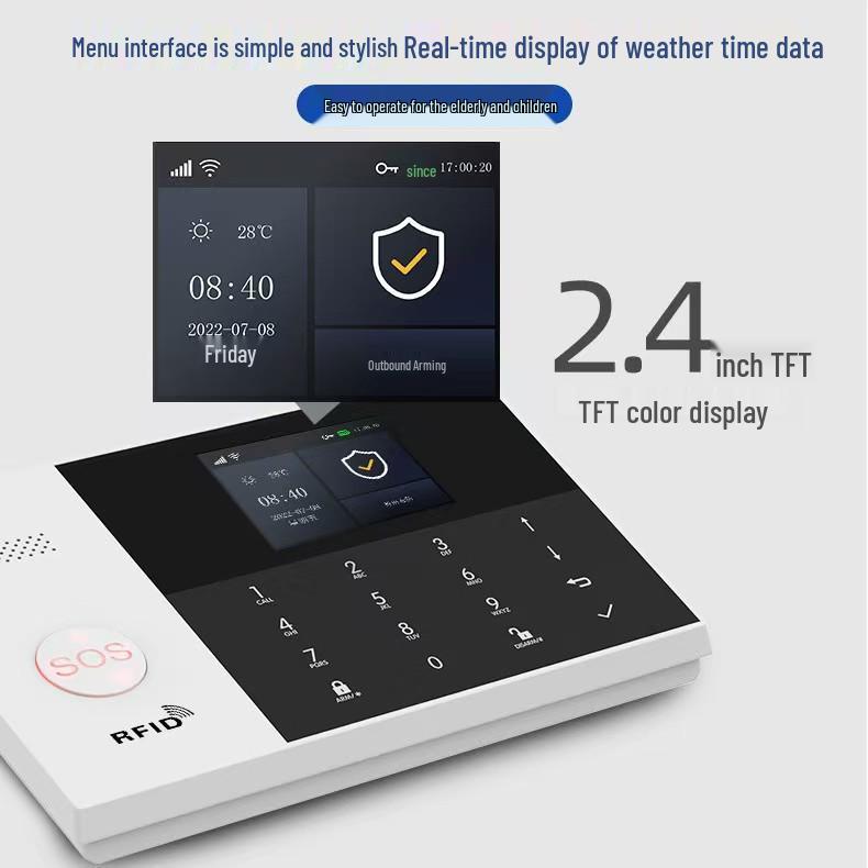 WiFi & GSM Tuya Smart Anti-Theft Alarm System for Home Security