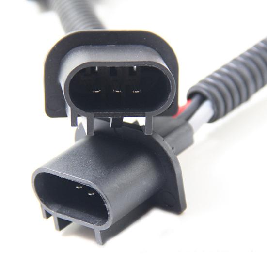 2Pcs H13 To H4 Car Headlight Conversion Connector Socket Cable Harness Adapter