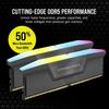 Corsair DDR5-5600MHz Desktop PC Memory VENGEANCE RGB DDR5 Series (PC5-44800) 32GB [16GB X 2] CMH32GX5M2B5600Z36K