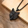 Classic Fashion Wolf Head Men's Pendant Necklace - Neck Accessories