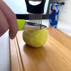 1 Set Onion Cutter Stainless Steel Potato Tomato Slicing Holder Non-Slip Grip Vegetable Lemon Slicer Chopper for Kitchen