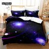 Beautiful Star Sky Bedding Set, Star Sky Duvet Cover Set, 3D Bedding, Digital Printing, Queen Size, Fashion Design