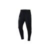 Li Ning Combat Series Logo Print Knitted Tapered Sports Pants Men Pants Black AKLRA81-1