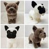 Simulation French Bulldog Plush Stuffed Dogs Dog Stuffed Animal Kawaii Plushies Birthday