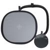 60x60cm 2 In 1 Camera Double Face 18% Reflector Two Sides Grey/White Balance Card Focus Board