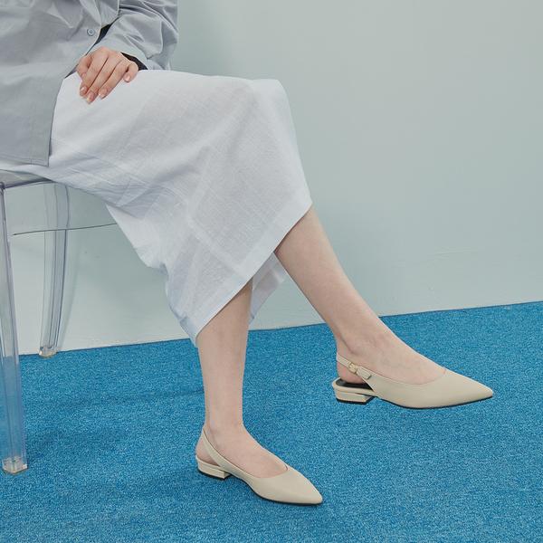 Florida Studio Sage Stiletto 2 см с открытой пяткой Lady Beige-FL1212