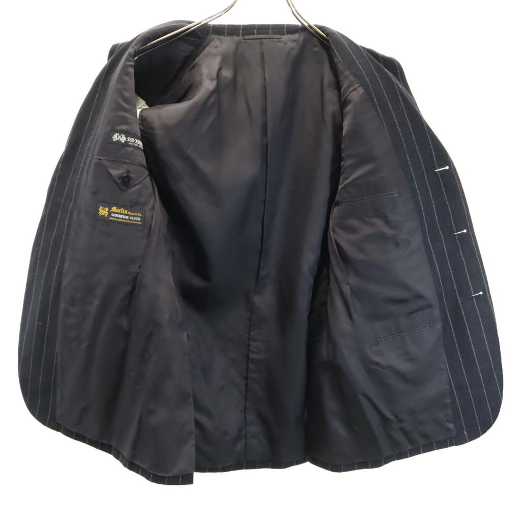 UNITED ARROWS Sovereign 100% Wool Striped Pattern Suit Setup 42 SOVEREIGN Men's Used