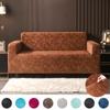 High Quality Jacquard Floral Printed Plush Velvet Sofa Covers For Living Room Sofa Slipcovers Protector For Pets And Kids