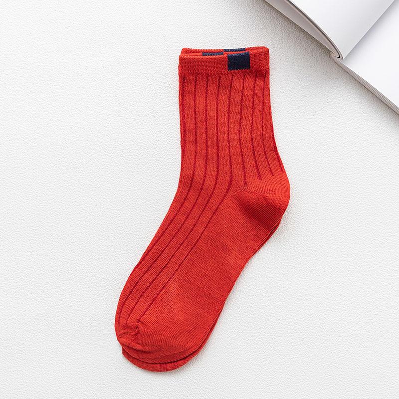 5/10pairs Socks Women Winter Warm Socks for Women New Year Cute Set Men's White Japanese Style Sports Fashion Short Socks Set Femal