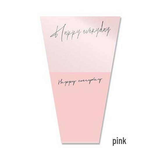 Chinese Style Transparent Floral Packaging Bag - Waterproof Kraft Paper