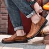 38-46 Retro Cow Leather Shoes Men Loafers Handmade Casual Leather Shoes Moccasins Men Flats Shoes