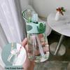 Portable Summer Water Cup with Straw for Women and Children: Cute Design for Students, Pregnant Women, and Adults