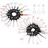 Car Plug Terminal Removal Tool Electrical Wire Crimp Connector Stainless Steel Pin Extractor Picker Extractor Set Most Connector