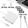 45W 60W 85W Charger AC Magsafe (L-Tip) Magsafe (T-Tip) Replacement Power Adapter for Macbook Pro