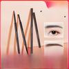 Jianmei Chuangyan Dual-Head Triangle Eyebrow Pencil - Ultra-Fine, Waterproof, Sweatproof, Natural, Long-Lasting.