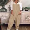 Women's Comfortable Jumpsuit, Casual Loose Wide Leg Jumpsuit, Large Pocket Overalls