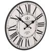 VidaXL Vintage Wall Clock Decoration Living Room Watch Wall Clock MDF 30 Cm White and Black 50626
