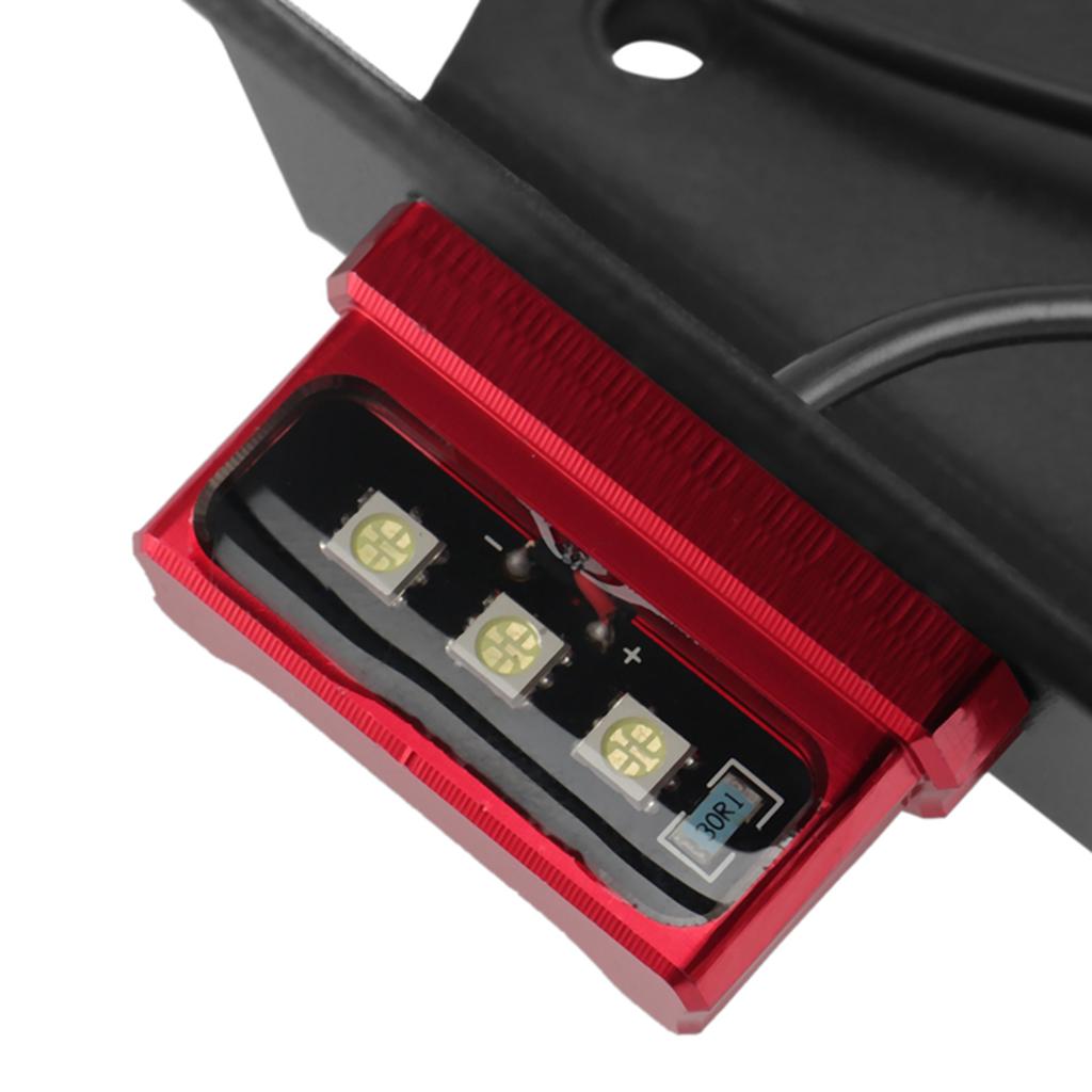 Motorcycle License Plate Holder Mount Bracket Assembly For Yamaha Tenere 700 2019 2020 2024