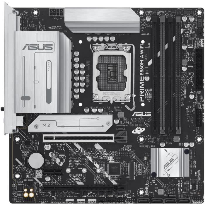 Carte mère - ASUS - PRIME B860M-A WIFI - Intel B860 LGA 1851 (Socket V1) micro ATX