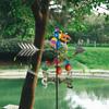 Bird Weather Vane Wind Direction Indicator with Stake Measuring Tool Metal Ornament Decorative