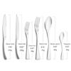 1Pc Matte Silver Steak Knife Fork Teaspoon Flatware 18/10 Stainless Steel Dinnerware Dessert Cutlery Kitchen Western Tableware Heavy Duty