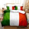 3D Printing Bed Sheet Sets Italian Flag Bedding Set Single Twin Full Queen King Size Bed Set Adult Kid Bedroom Duvet Cover Sets